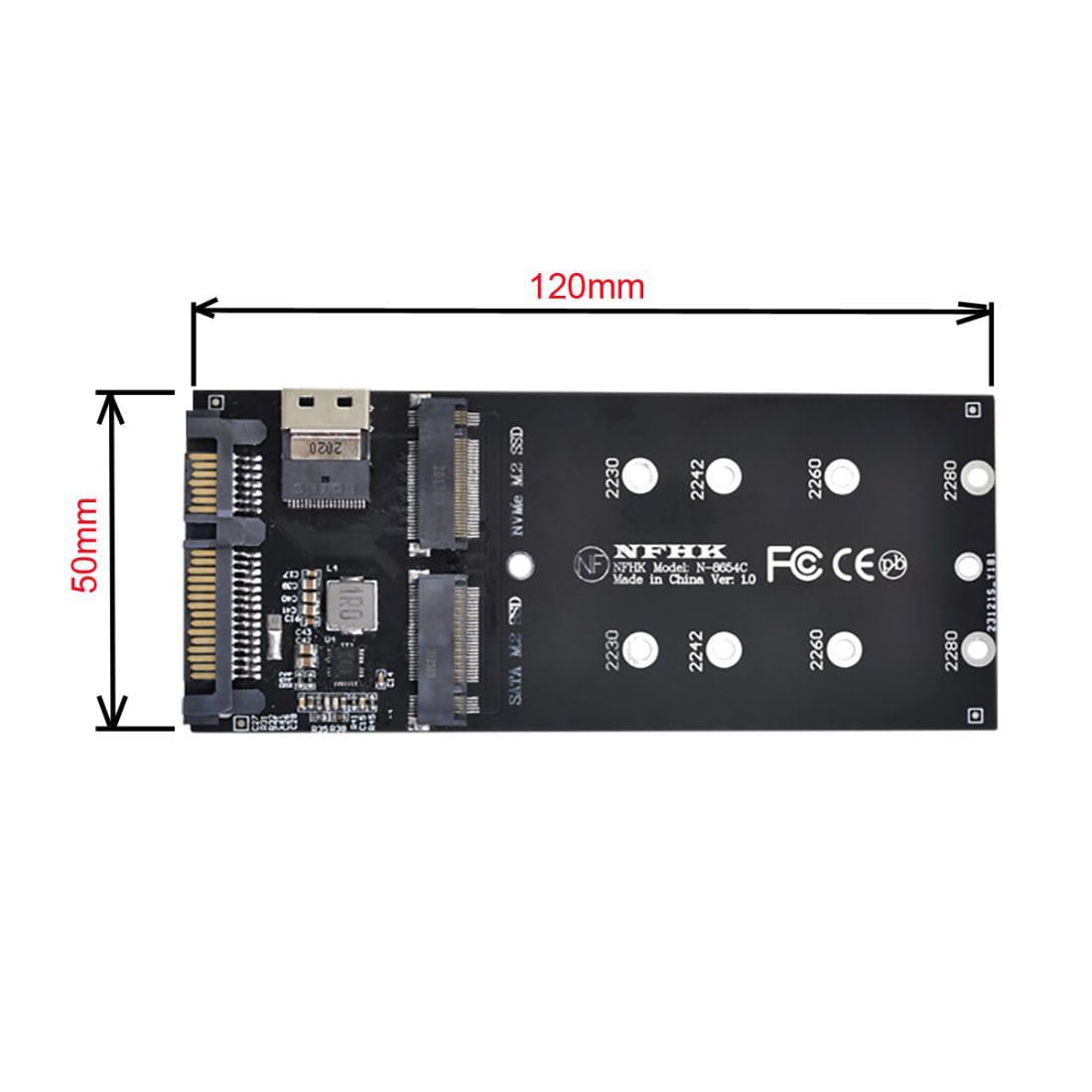 M.2 NGFF SSD AND NVMe M.2 SSD to SATA M.2 NGFF SSD AND NVMe M.2 SSD to SATA